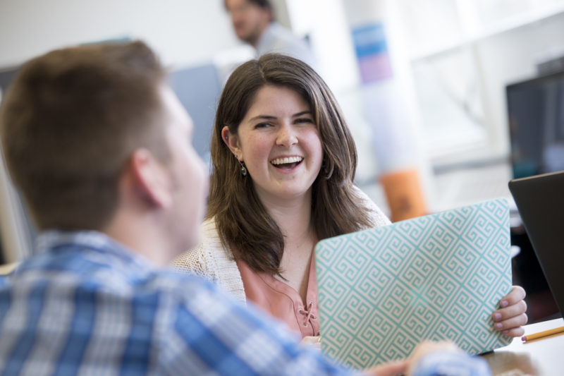 Admissions marketing photography at Regis College in suburban Boston