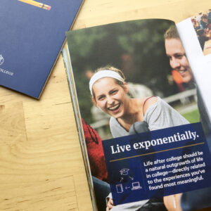 The recently published Whitman College Viewbook. Photography by Matthew Lester