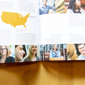 New published college and university admissions marketing photography by Matthew Lester