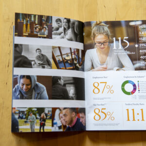 New published college and university admissions marketing photography by Matthew Lester