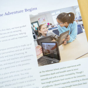 New published independent school admissions marketing photography by Matthew Lester