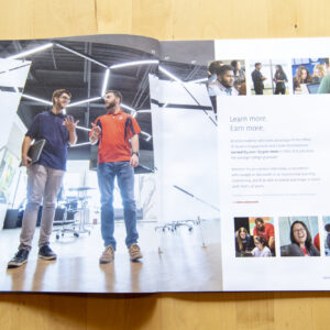 New published college and university admissions marketing photography by Matthew Lester