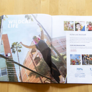 New published college and university admissions marketing photography by Matthew Lester