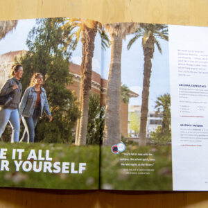 New published college and university admissions marketing photography by Matthew Lester