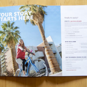New published college and university admissions marketing photography by Matthew Lester