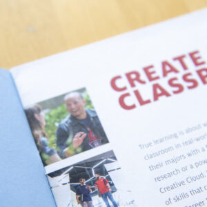 New published college and university admissions marketing photography by Matthew Lester