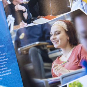 New published college and university admissions marketing photography by Matthew Lester