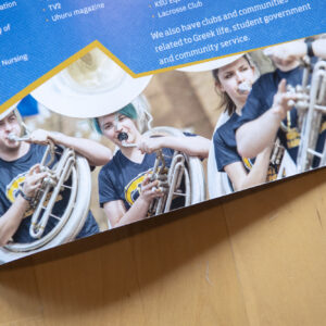 New published college and university admissions marketing photography by Matthew Lester