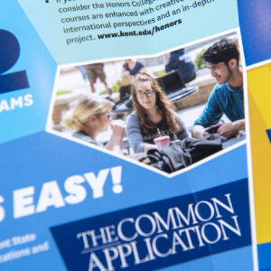 New published college and university admissions marketing photography by Matthew Lester