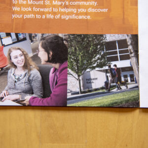 New published college and university admissions marketing photography by Matthew Lester