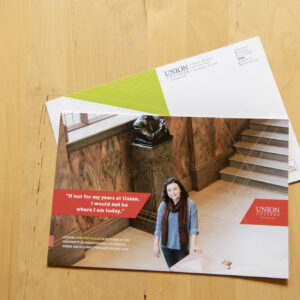 New published college and university admissions marketing photography by Matthew Lester