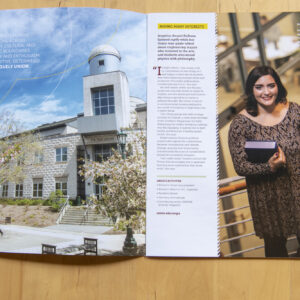 New published college and university admissions marketing photography by Matthew Lester