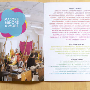 New published college and university admissions marketing photography by Matthew Lester