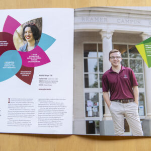 New published college and university admissions marketing photography by Matthew Lester