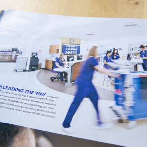 New published college and university admissions marketing photography by Matthew Lester