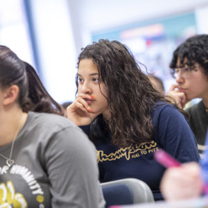Higher education admissions photography