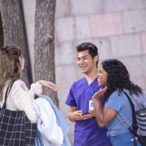 Higher education admissions photography