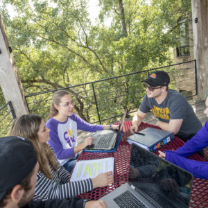 Higher education admissions photography