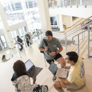 Higher education admissions photography