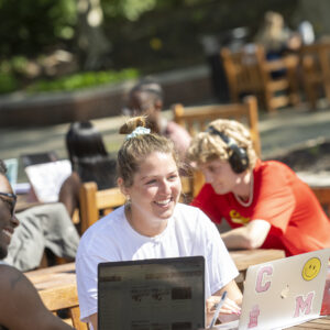 Higher education admissions marketing photography