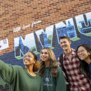 Higher education admissions marketing photography